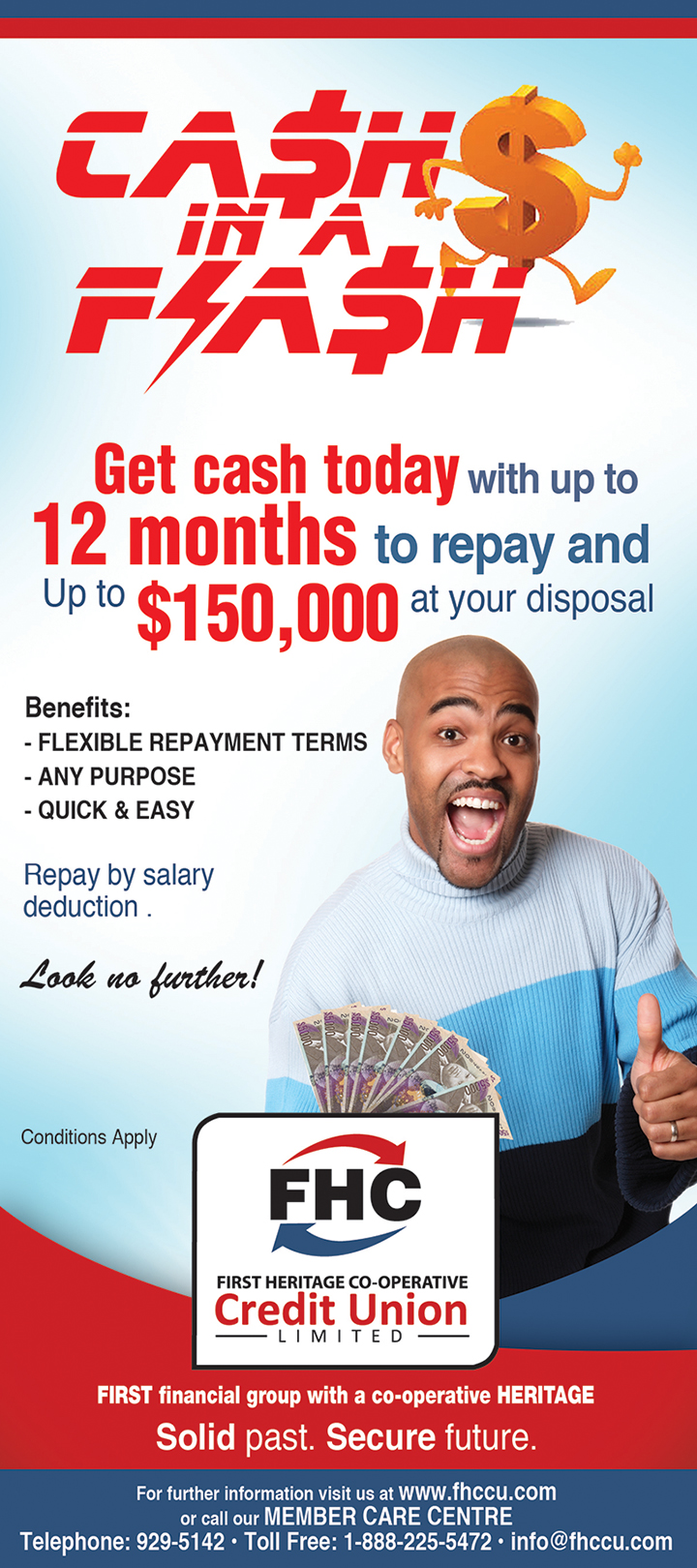 cash in a flash flyer